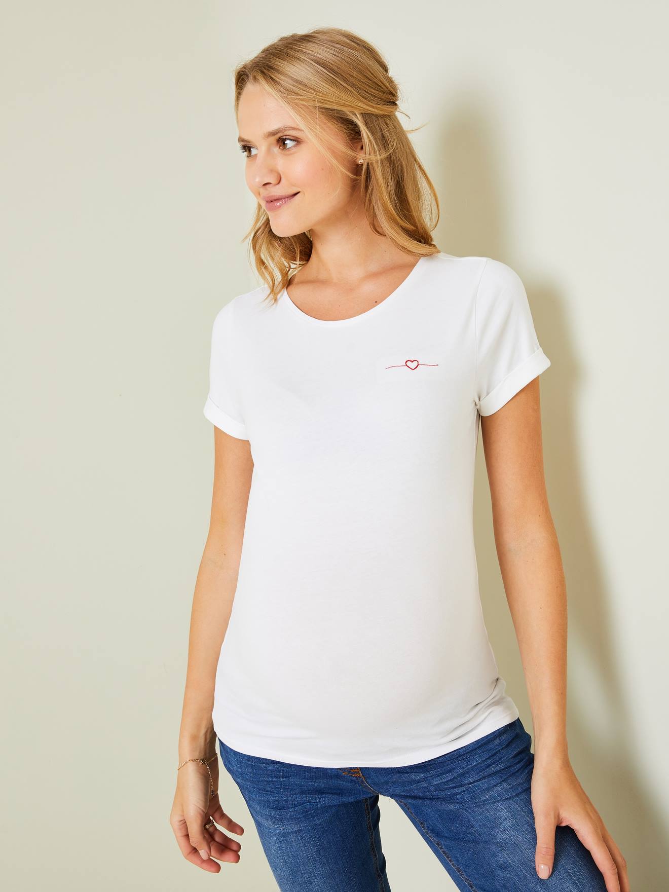 T-shirt maman à personnaliser blanc