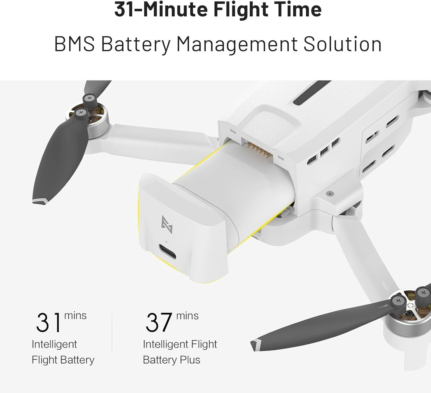FIMI X8 MINI V2 Drohne 31 Min Flugzeit, 9 km Übertragun Drohne (mit 4K Kamera Max.Faltbar GPS RC Quadcopter für Anfänger Erwachsene)