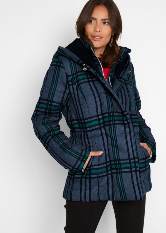 Steppjacke kariert