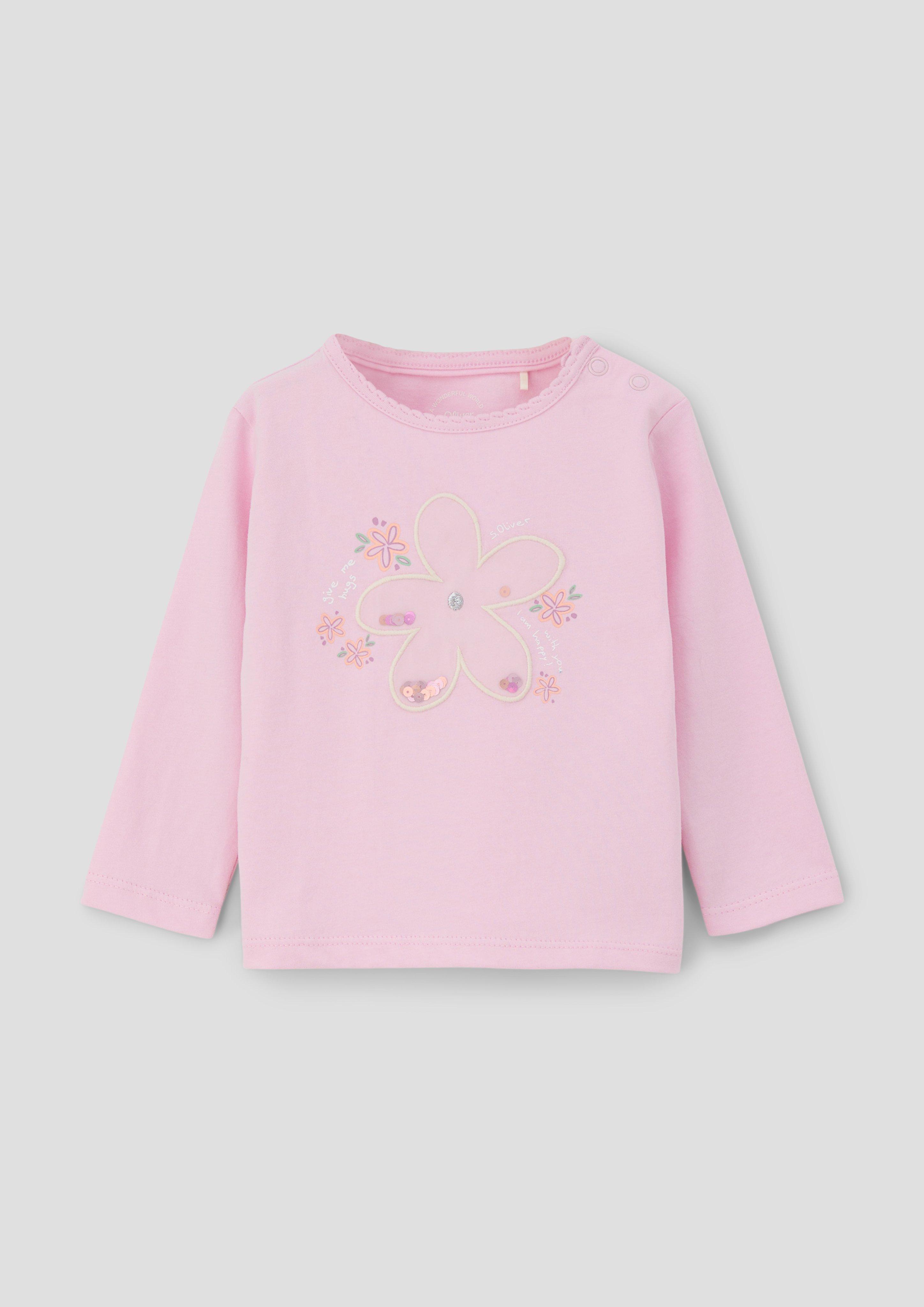 Longsleeve mit Pailletten  2140160-4073