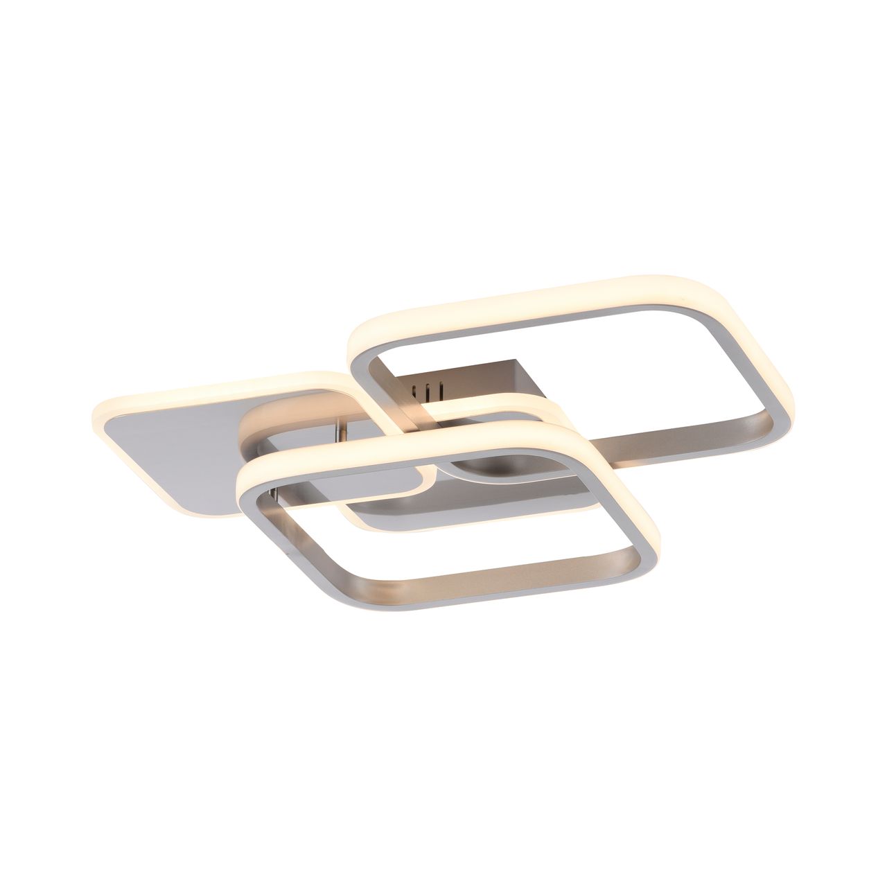 JUST LIGHT LED Deckenleuchte SEVENT, eckig, 1xLED-Board/36W, Stahl