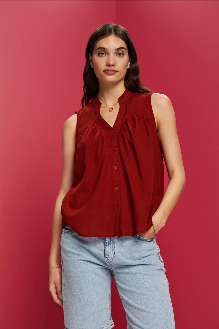 Ärmellose Bluse