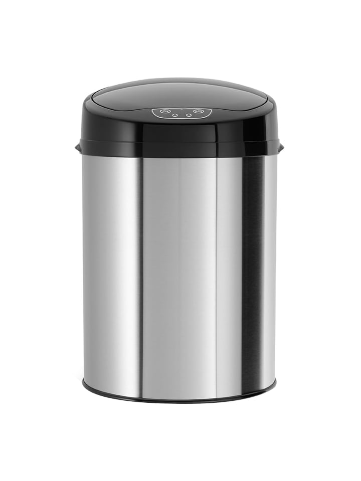 Echtwerk Edelstahl Badabfalleimer mit Sensor 9 l in Brushed günstig kaufen onesize