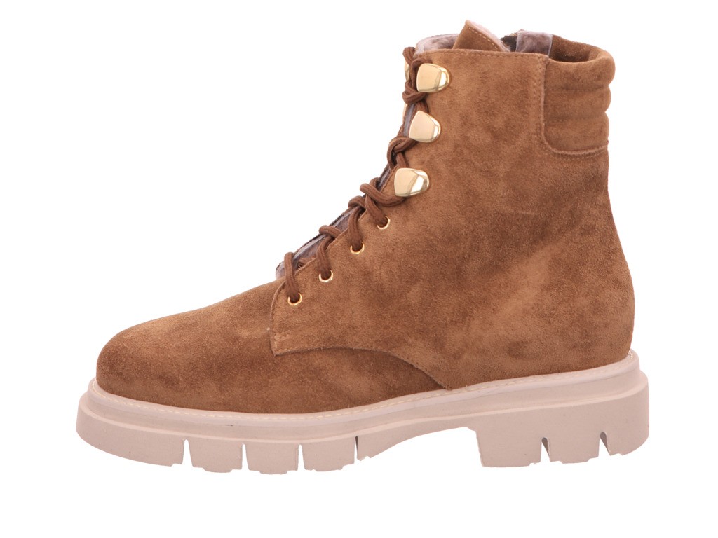 LUCA GROSSI Schnür-Stiefeletten beige G787T