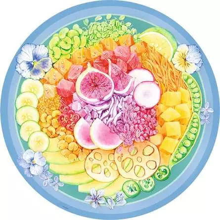 Puzzle 500 Teile - Circle of Colors Poke Bowl