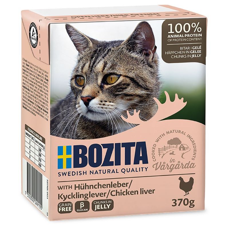 Sparpaket Bozita Häppchen in Gelee 24 x 370 g