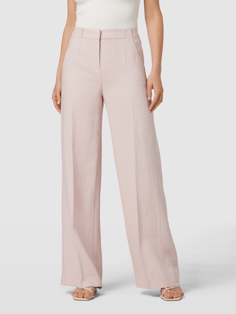 Hose mit Bügelfalten in rosé