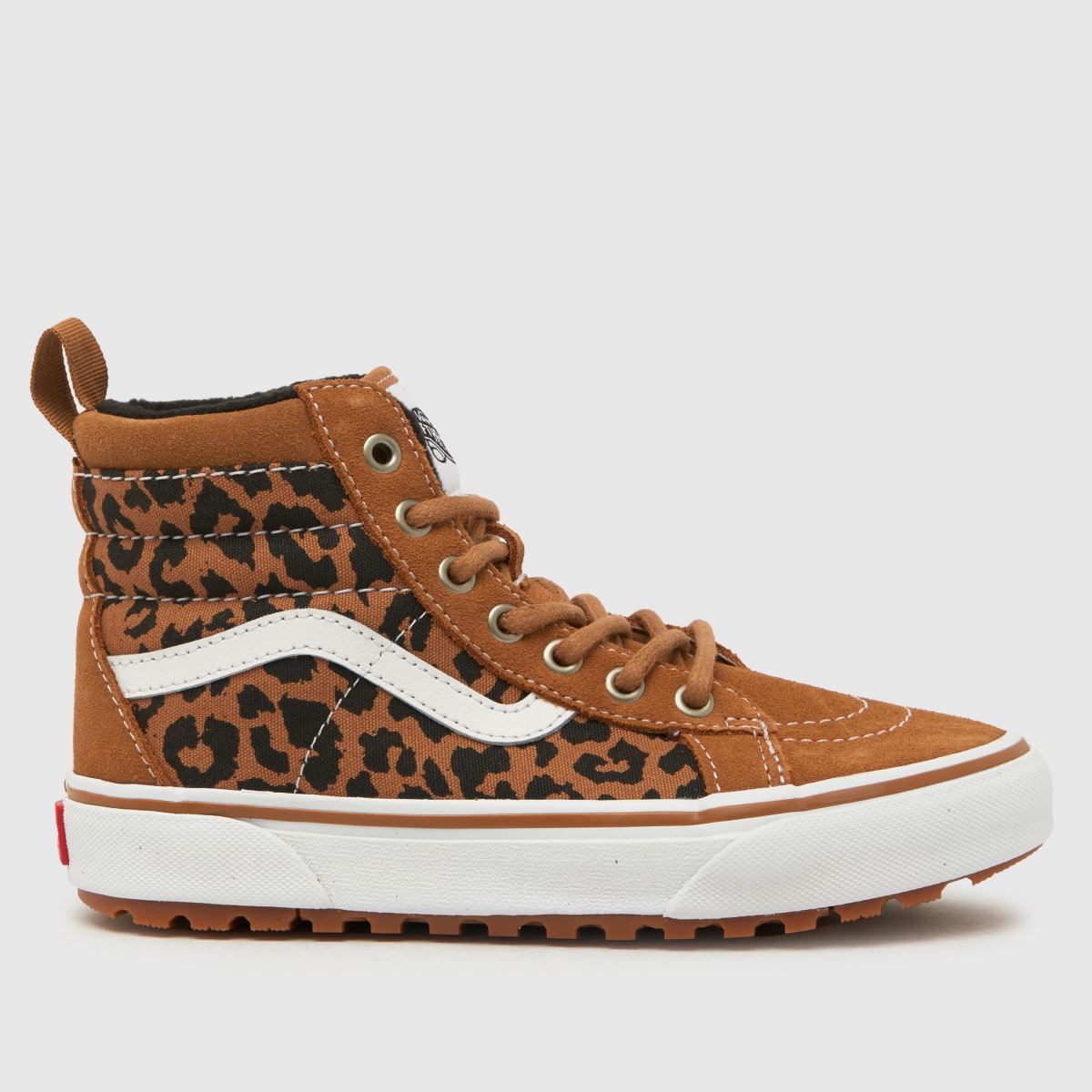 Vans bruna & vita sk8-hi mte-1 flickor junior träningsskor