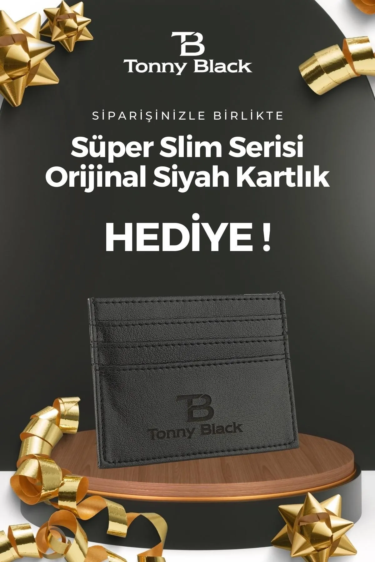 Tonny Black  Kartenetui - Schwarz - Unifarben