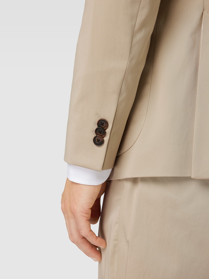 2-Knopf-Sakko mit Reverskragen Modell 'Dash' in beige