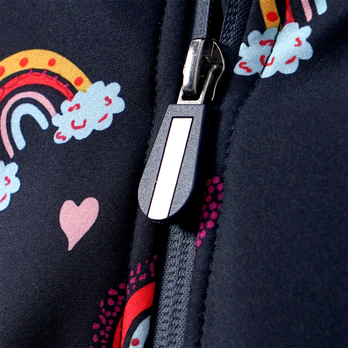 Baby Softshell-Overall mit Regenbogen-Allover