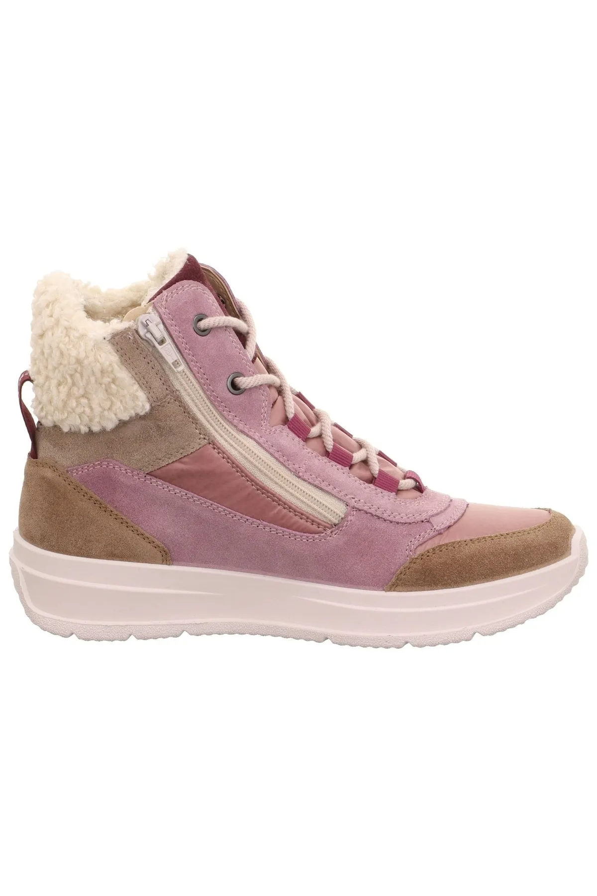 Legero  Stiefelette - Rosa - Flacher Absatz