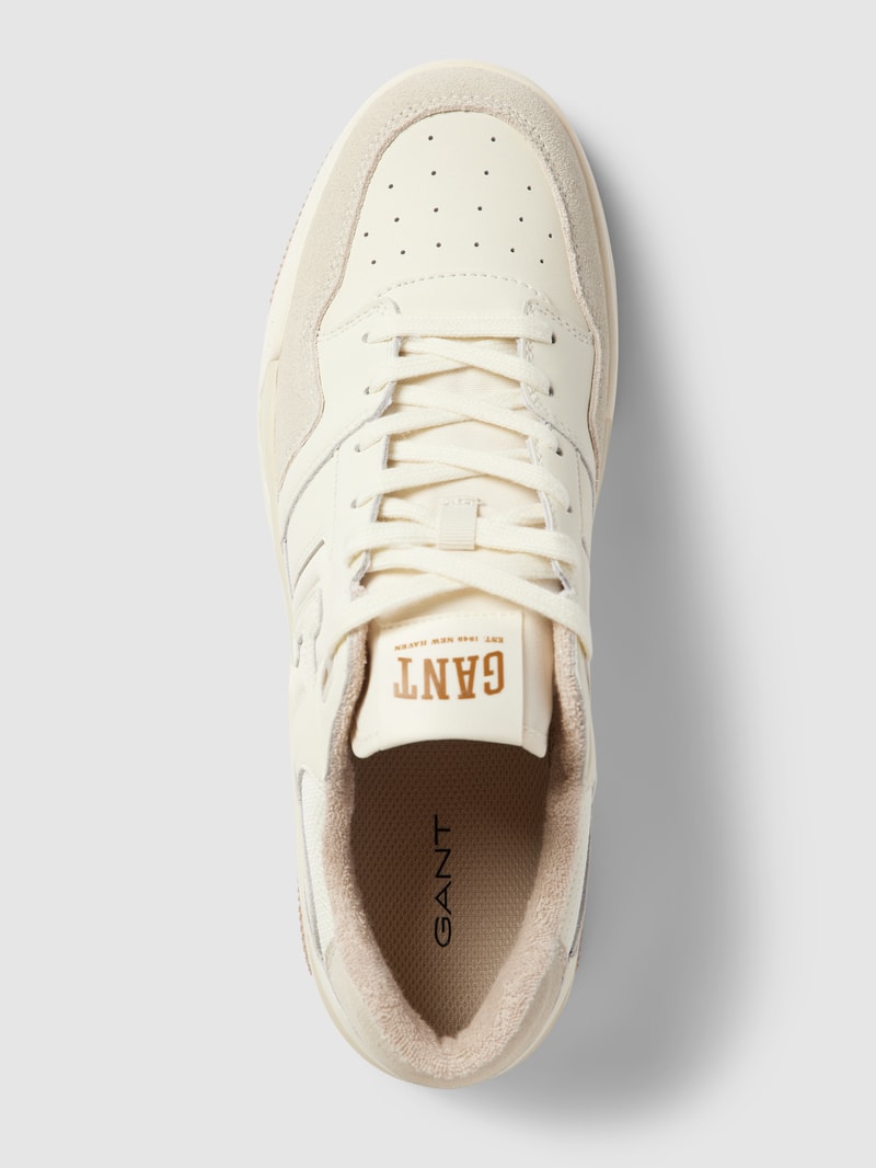 Sneaker mit Label-Details Modell 'Brookpal' in offwhite