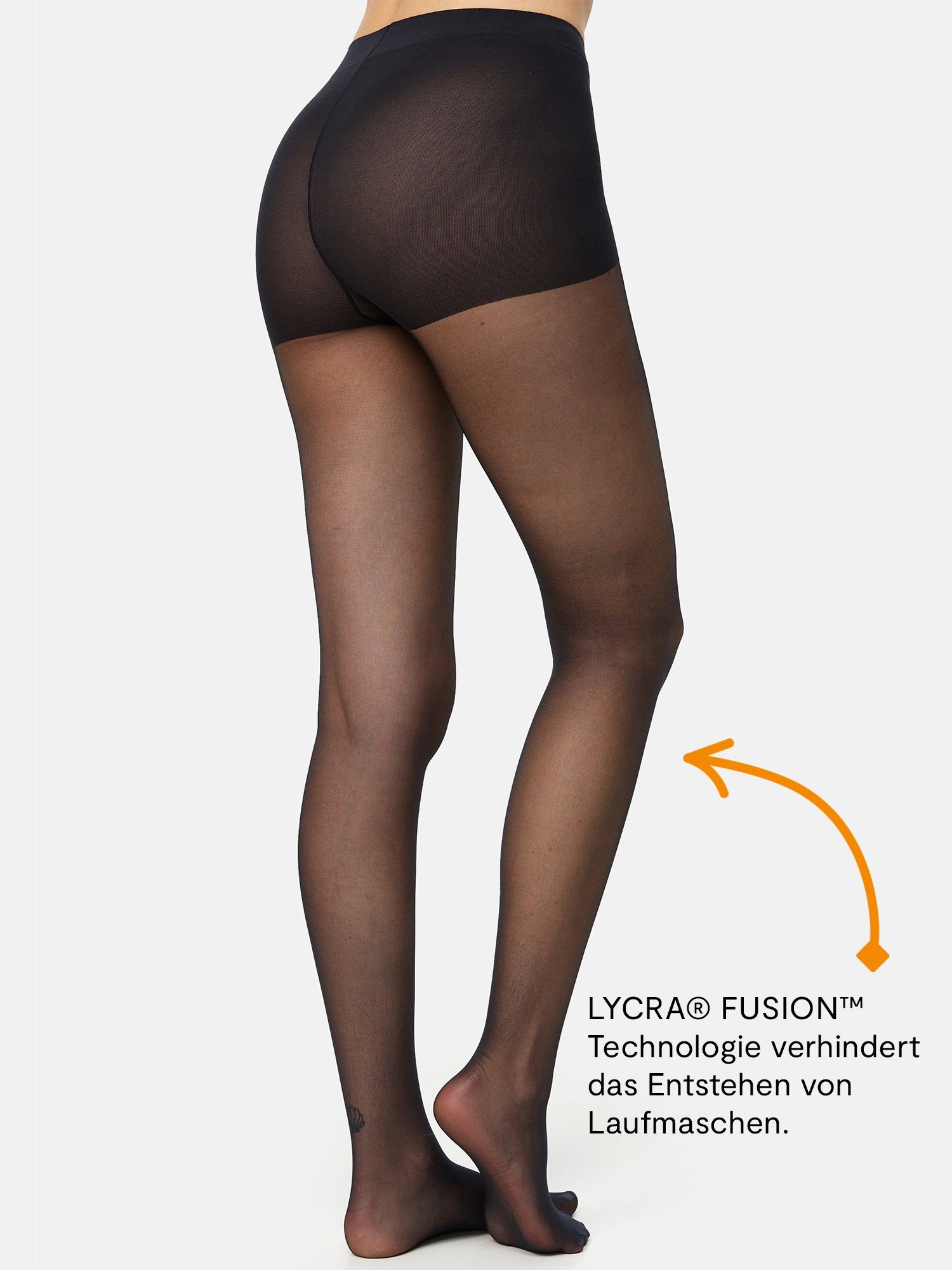 Nur Die Feinstrumpfhose Goodbye Laufmaschen 20 DEN Damen (1er/3er/6er/9er Pack 1 St) Transparent strapazierfähig haltbar Frauen Damen Multipack