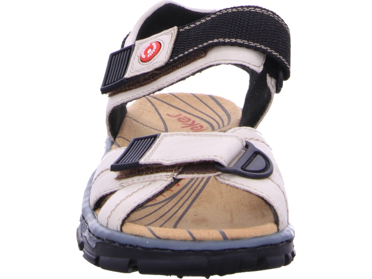 RIEKER Klassische Sandalen weiss