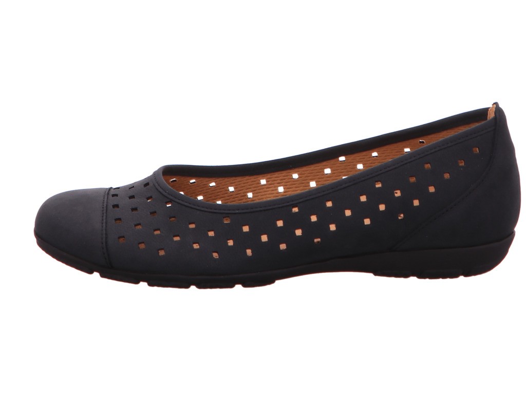 GABOR Ballerinas blau Gabor Fashion sportliche Ballerinas 44.1