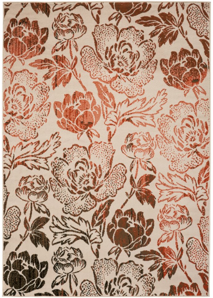 Teppich mit floralem Design
