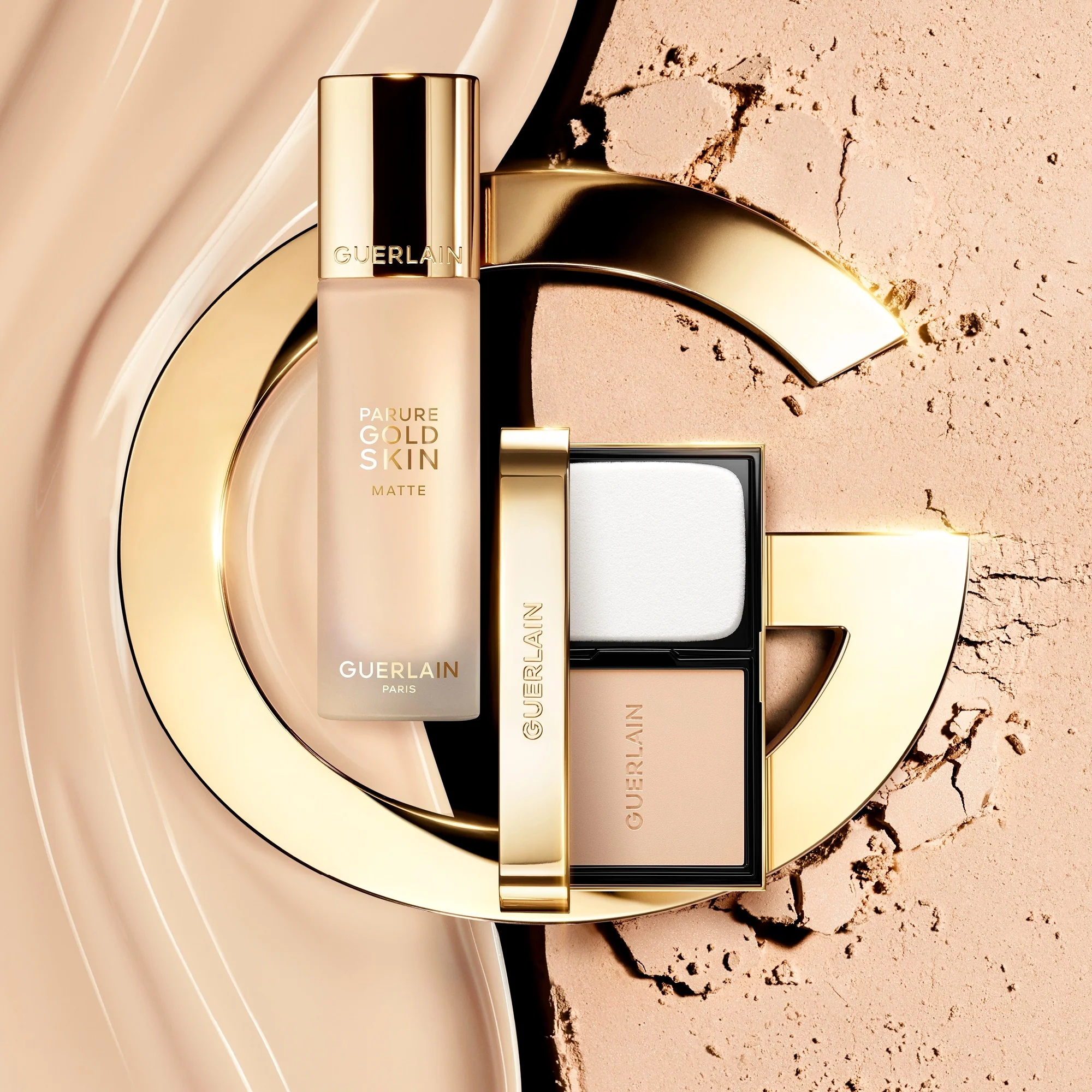 Face Parure Gold Skin Control - компактни пудер