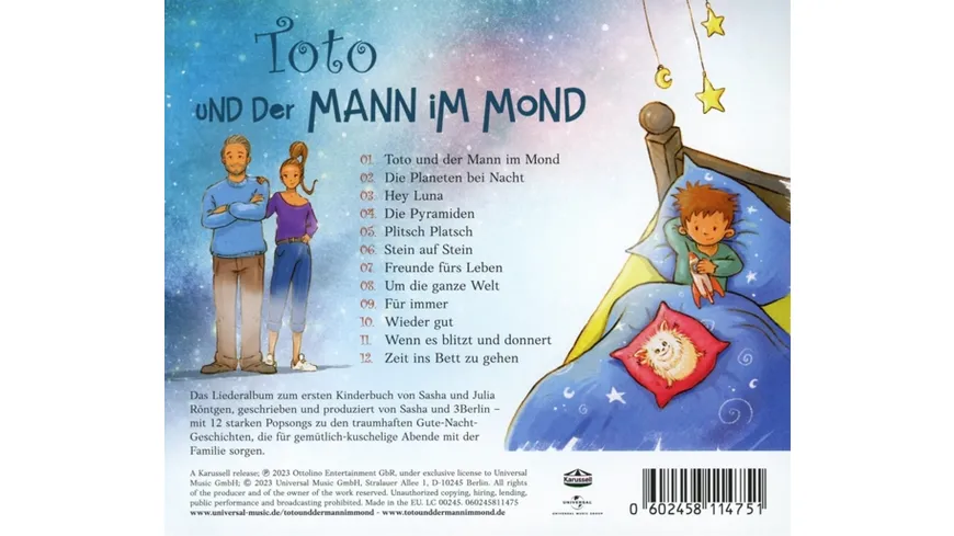 Toto Und Der Mann Im Mond-Das Liederalbum