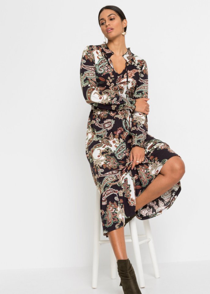 Jerseykleid aus nachhaltiger Viskose