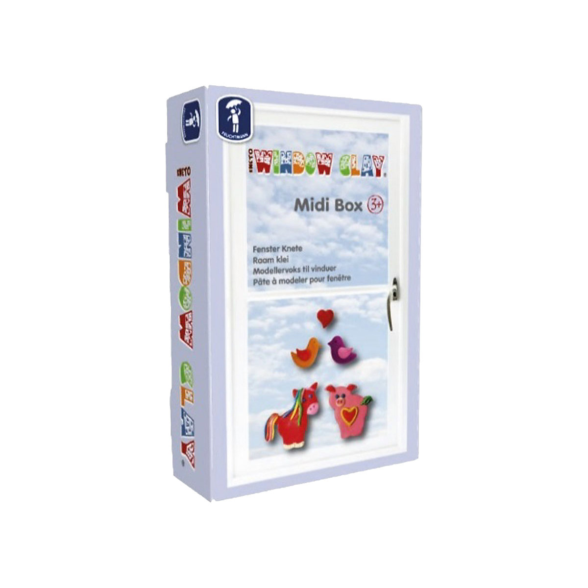 Window Clay Midi-Box Fensterknete, 6 x 50 g