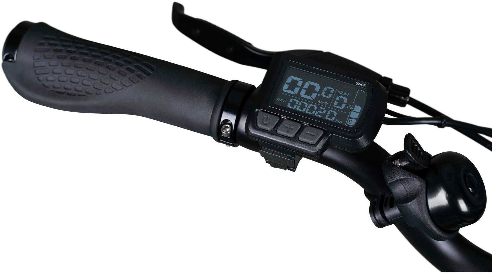 Jeep E-Bikes E-Bike TMR 7000, 7 Gang, Kettenschaltung, Heckmotor, (mit Akku-Ladegerät)