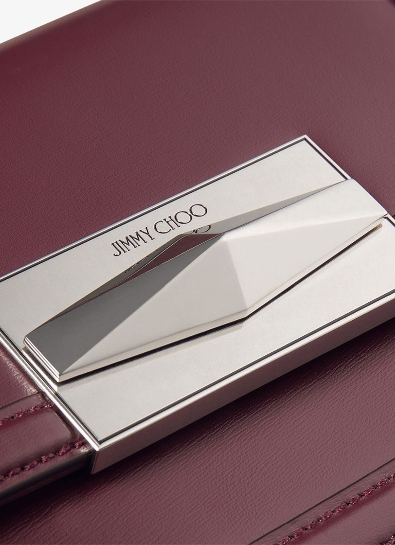 Τσάντα ώμου Jimmy Choo από δέρμα μοσχαριού σε σχήμα διαμαντιού
