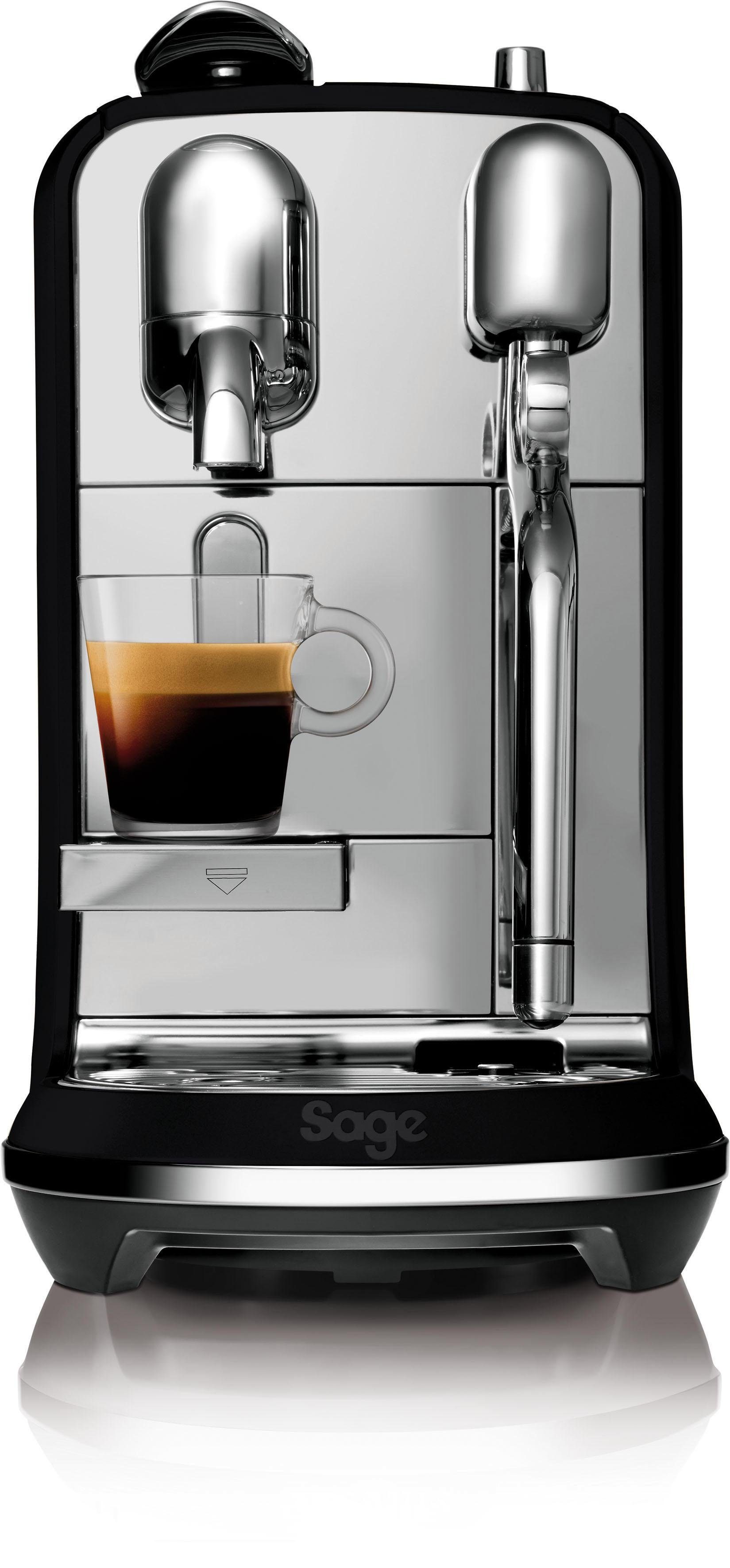 Nespresso Kapselmaschine CreatistaPlus SNE800BTR2EGE1 mit Edelstahlkännchen, inkl. Willkommenspaket mit 14 Kapseln
