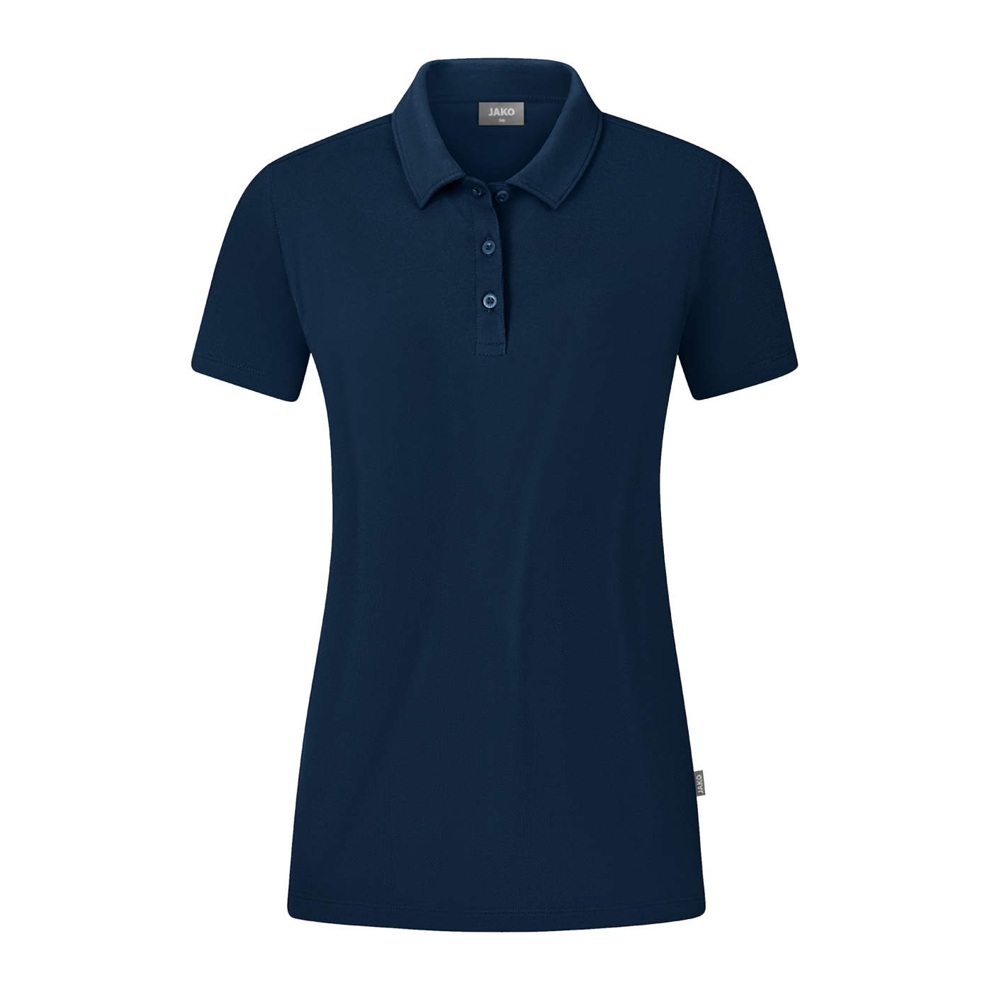 JAKO Organic Stretch Polo Shirt Damen Blau F900