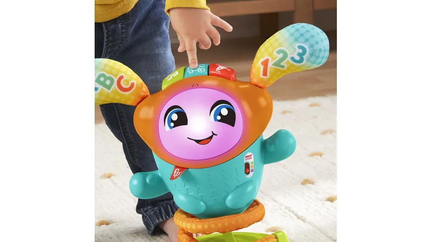 Fisher-Price DJ Hüpfi Lernspielzeug für Kleinkinder, Musik & Geräusche
