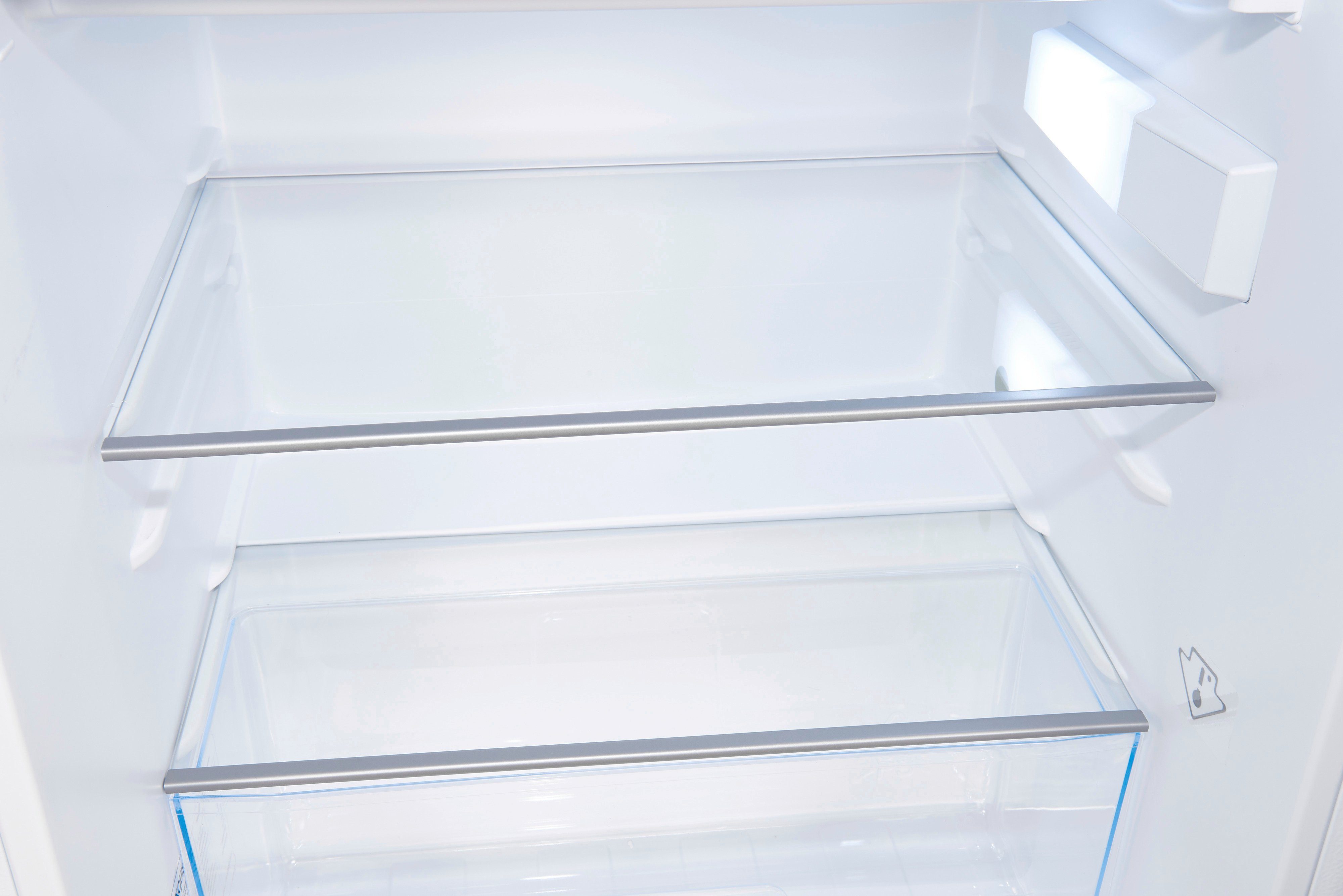 exquisit Kühlschrank KS16-4-HE-010D, leiser Betrieb und wechselbarer Türanschlag