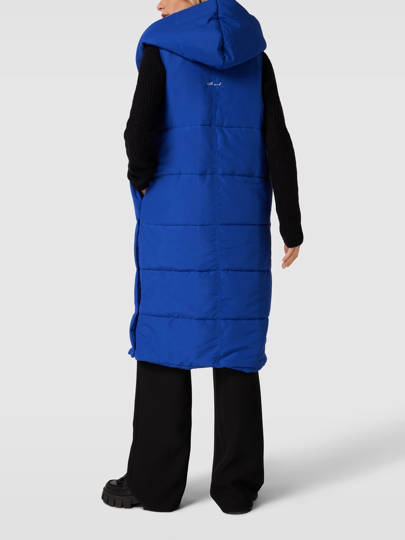 Weste mit seitlichen Eingrifftaschen in royalblau