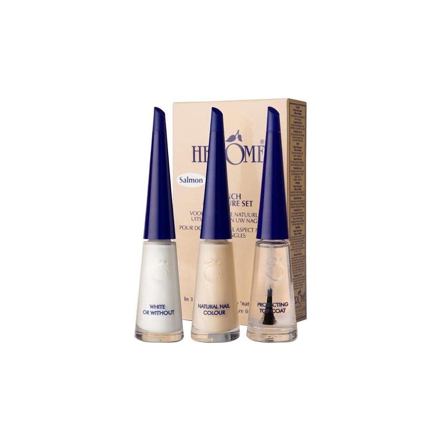 French Manicure Set Salmon