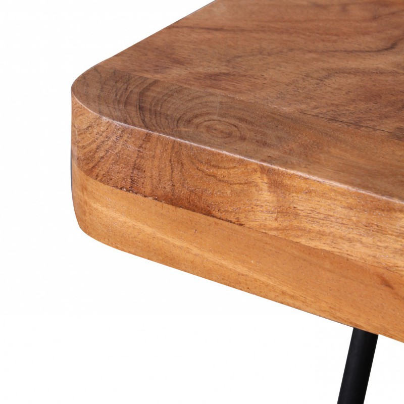 Wohnling Massivholz Akazie Esstisch 180 x 80 x 76 cm Küchentisch Massiv