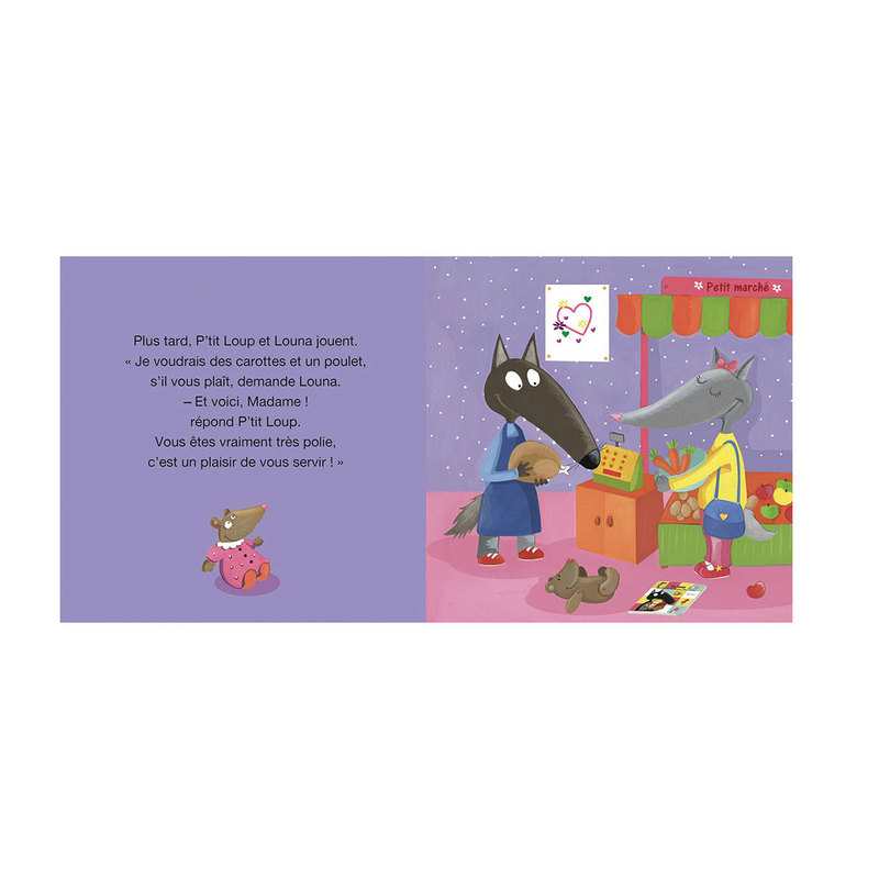 Livre P'tit loup est poli - Auzou