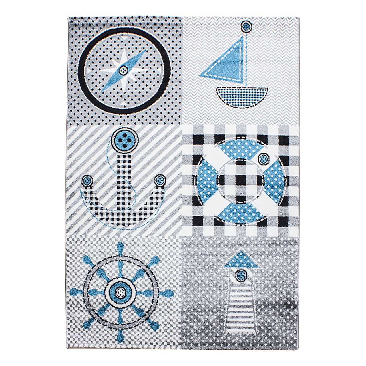Ayyildiz Teppich, KIDS 0510, GREY, 120 x 170 cm