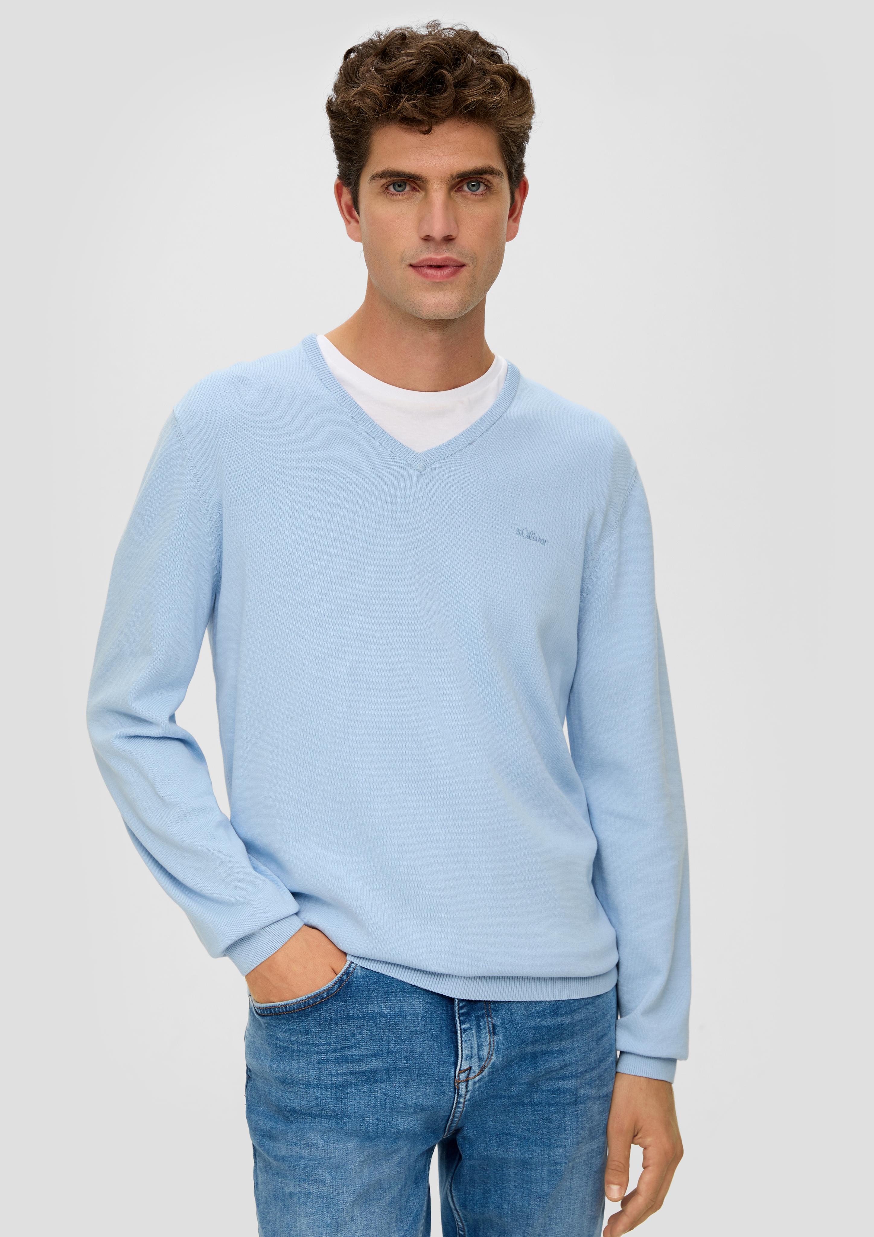 Strickpullover mit V-Ausschnitt  2040666-5309