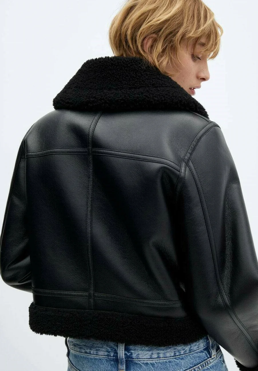 Mango BICHO - Chaqueta de piel sintética