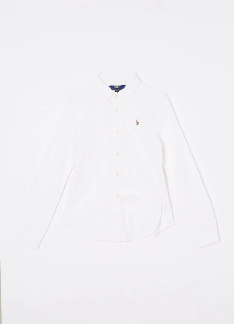 Bluză Ralph Lauren din bumbac piqué cu logo brodat