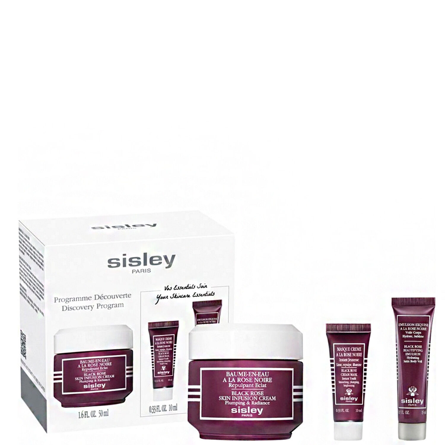 Sisley Rose Noire Coffret Baume-en-eau à la Rose Noire 50 ml + 2 Soins
