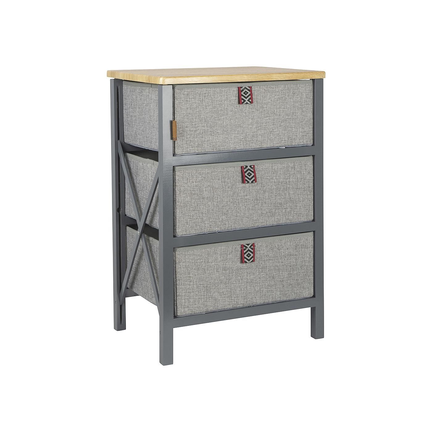 Bo-Camp Urban Outdoor Hamlets 3 Schubladen Schrank