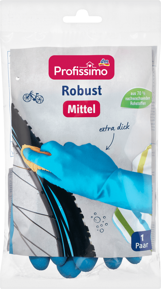 Haushaltshandschuhe Robust Mittel (1 Paar), 2 St