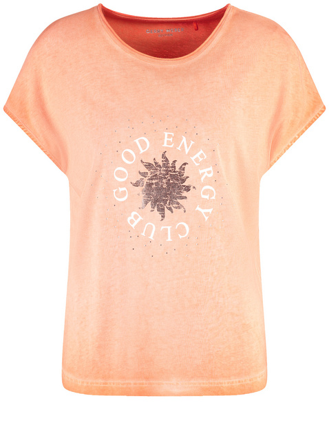 Kurzarmshirt mit Wording-Print