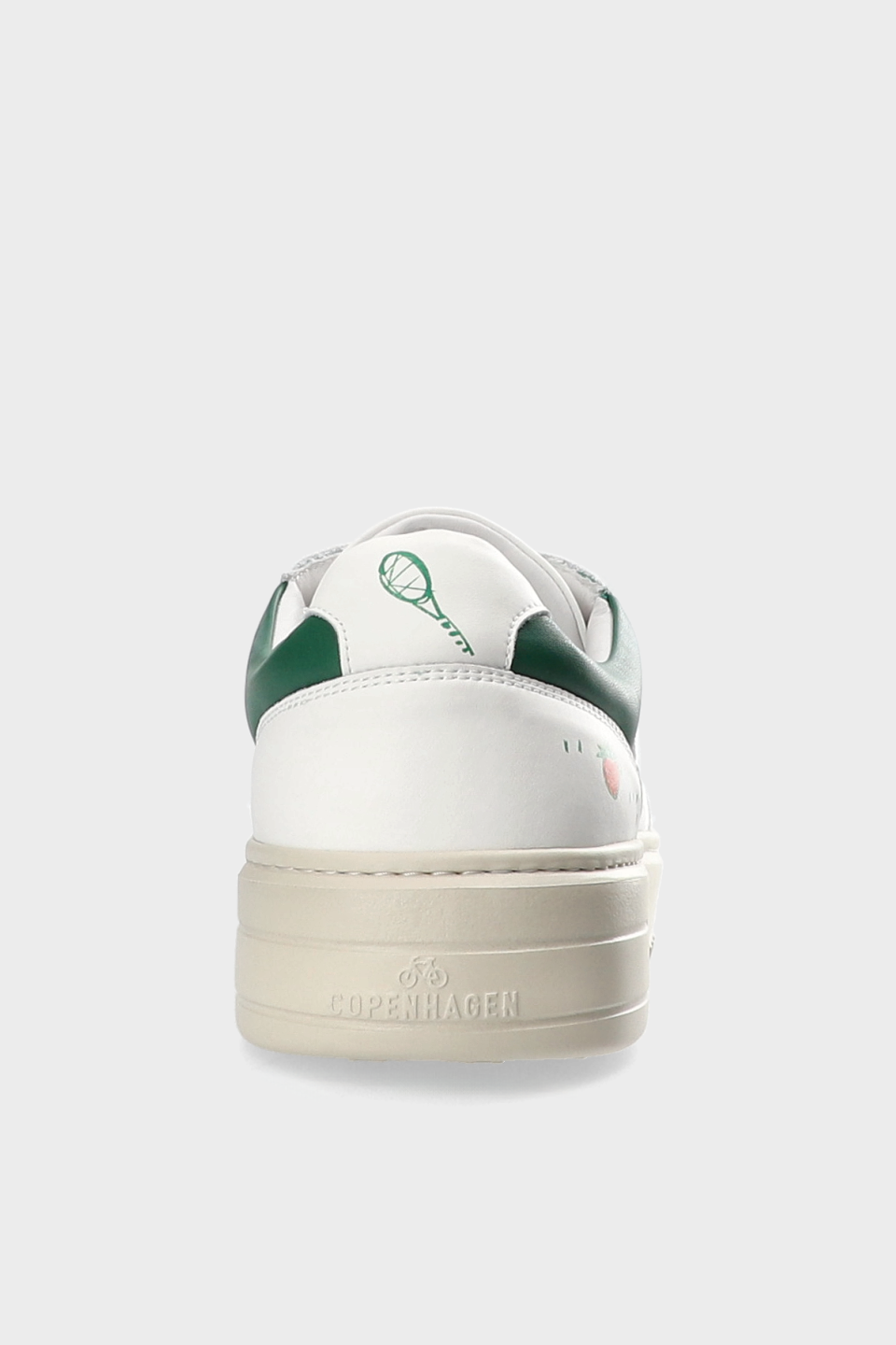 CPH LONDON M - leather - white/green