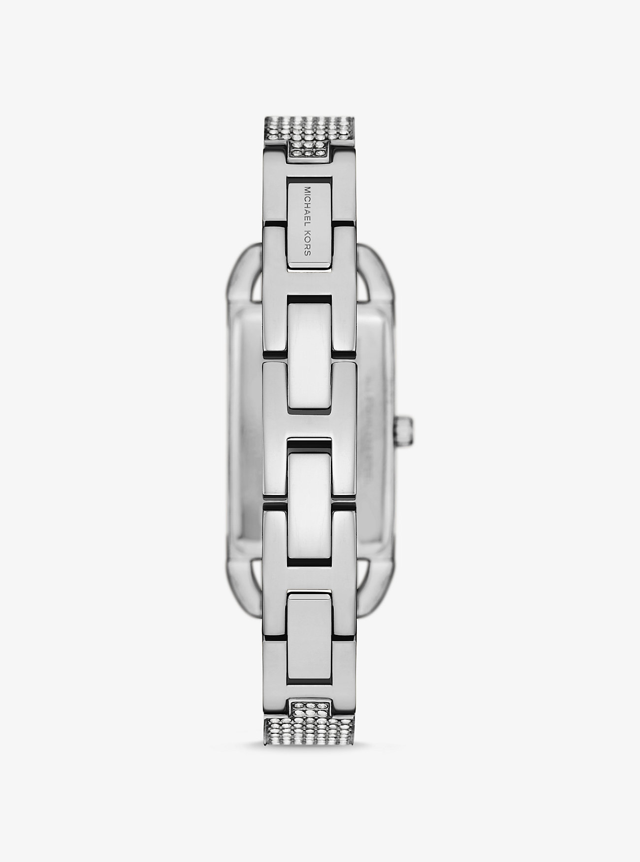 Mini Empire Pavé sølvfarget armbåndsklokke - SØLV