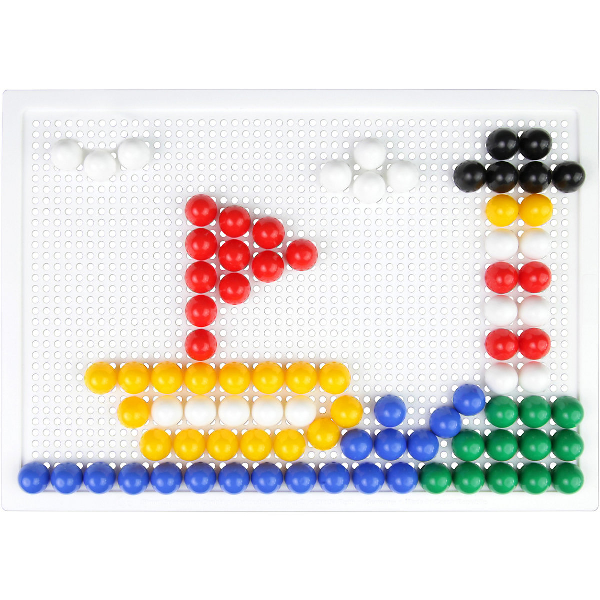 Mosaik Set color, 15 mm, 120 Stecker