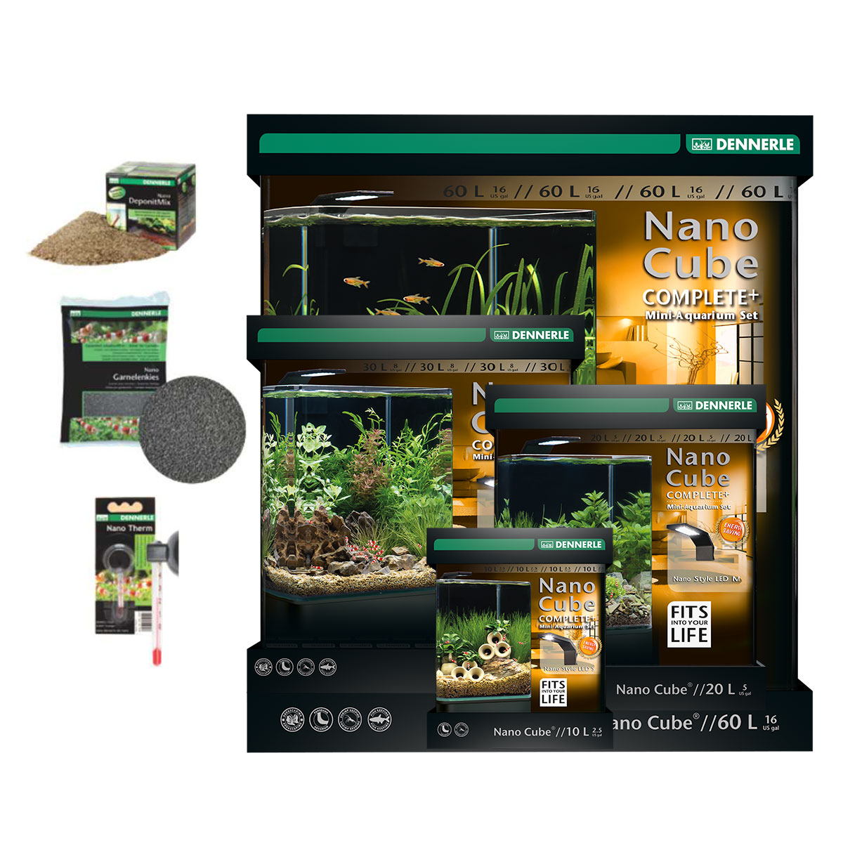 Dennerle NanoCube Complete Plus Style LED