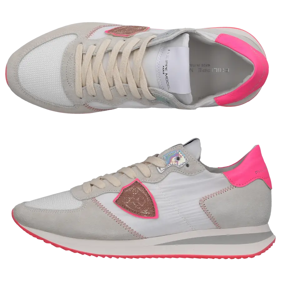 Philippe Model - Sneaker low TZLD WNL3 Veloursleder - grau
