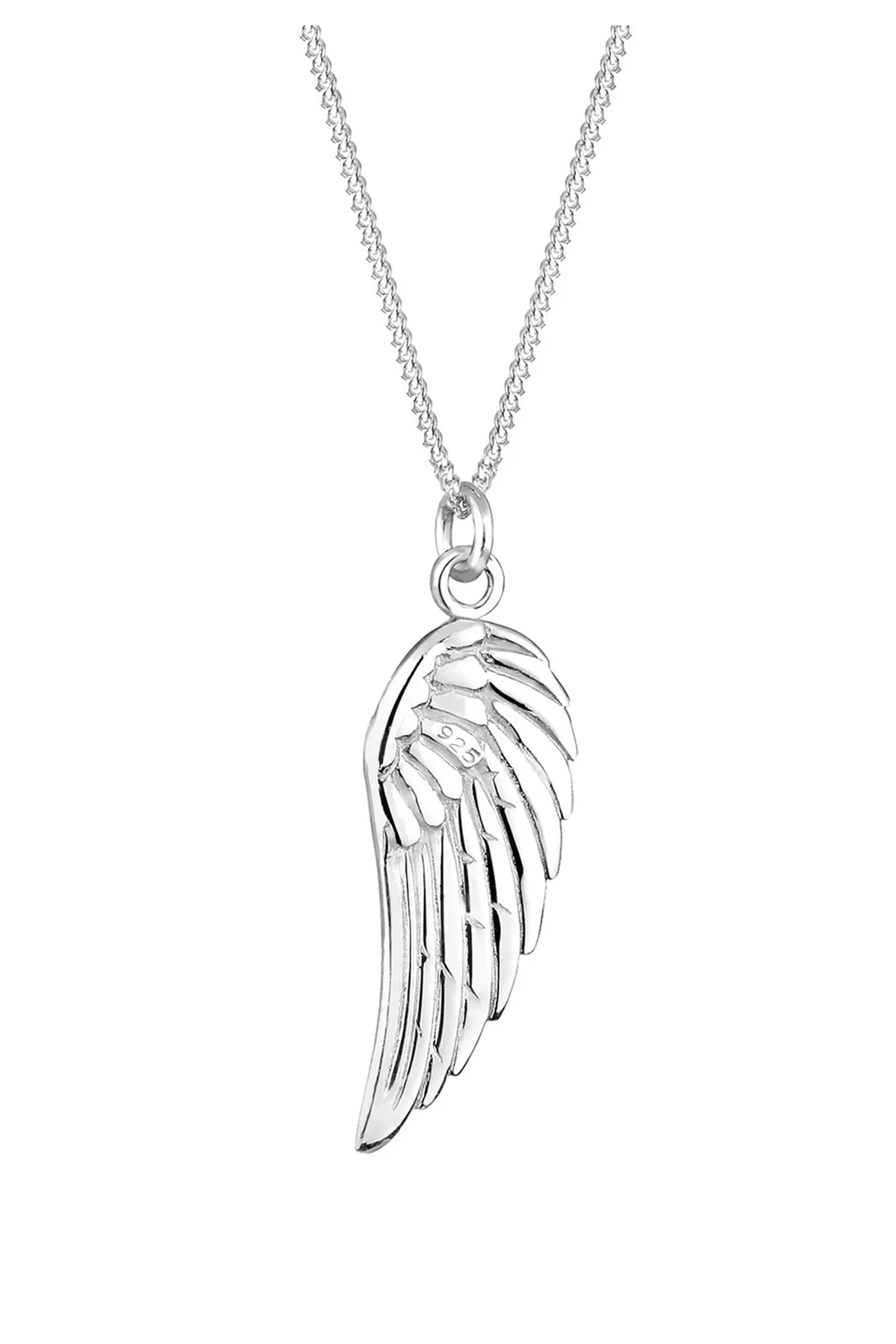 ELLI  Halskette Panzerkette Engel Flügel Basic 925 Sterling Silber