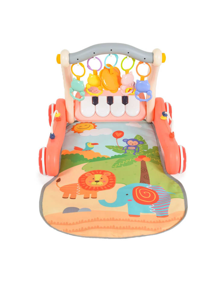 Moni Lauflernwagen 2in1 Piano HE0637 in rosa günstig kaufen onesize